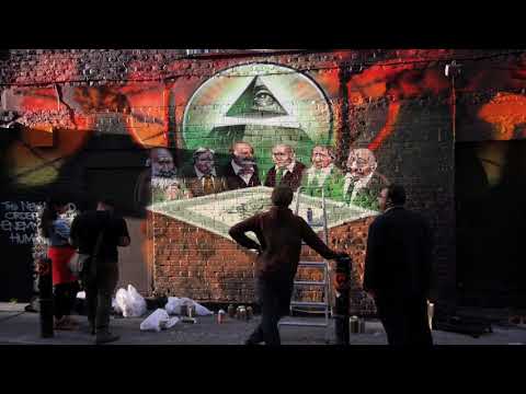 „Writer“ (scene-word) "MEAR ONE" made a GRAFFITI against the NWO, called „The Enemy of Humanity“