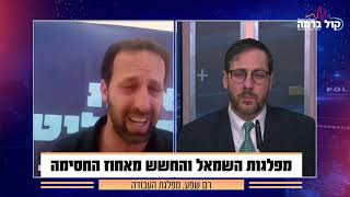 ״אני נגד הסתה על הציבור החרדי, גיניתי את ההתקפה וההסתה נגד החרדים״ חכ״ל רם שפע מהעבודה בריאיון