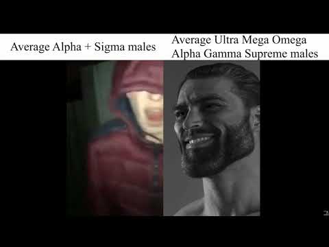Gigachad vs Alpha male list