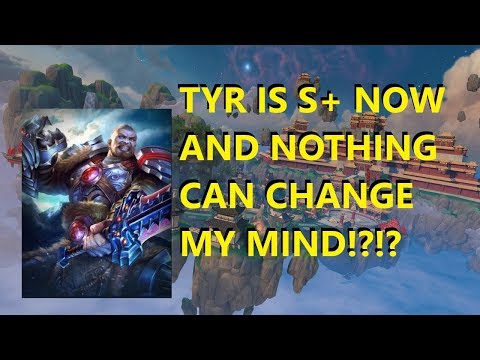 Warrior Wednesday - Tyr is S+ and nothing can change my mind - Grandmasters Ranked 1v1 Duel - SMITE