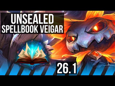 VEIGAR vs AKALI (MID) | Good KDA: 13/1/5, Unsealed Spellbook | EUW Master | 26.1