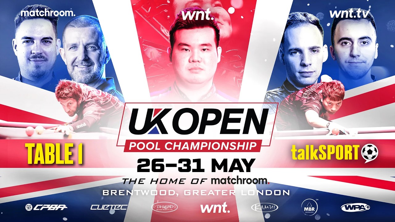 LIVE: UK Open Pool Championship | Andy Goldstein Table 2 | Matchroom x talkSPORT | 27-May-26