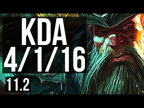GANGPLANK vs RYZE (TOP) | Rank 3 GP, 4/1/16 | KR Grandmaster | v11.2