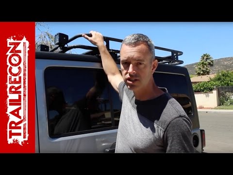 Smittybilt Defender Roof Rack - 3 Month Review - Light Wire Routing