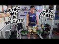 TESTING OUT MY STRENGTH | MAXING THE WEIGHTS | 4 MONTHS LOW CARBS