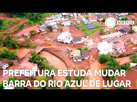 Prefeitura de Barra do Rio Azul estuda mudar cidade de lugar após enchentes