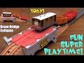 Thomas Friends Trackmaster Trains Playtime Brave Bridge Collapse Unboxing Playtime