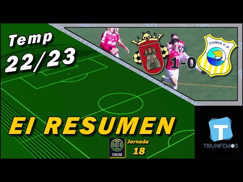 RESUMEN J18 3ªRFEF   ATCO ESPELEÑO 1 0 CORIA CF