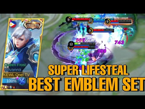 SILVANNA SUPER LIFE STEAL | BEST EMBLEM SET 2022