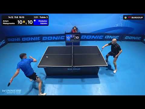 12:50 Artem Maksymenko - Vladyslav Kaluhin 04.10.2023 TT Euro.Cup Ukraine Star. TABLE 3