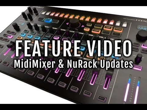 Features 7 - AUM MidiMixer and NuRack updates.