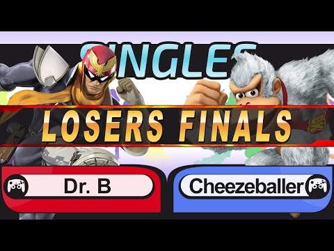417#5 [06] - Dr. B (Falcon / Marth) vs Cheezeballer (DK) - Losers Finals