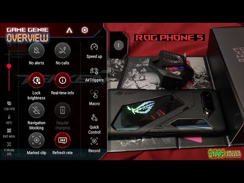 Air Triggers, Macros, Bypass Charging, Scout Mode, Motion Sensors, Etc. | ROG Phone 5 GAME GENIE