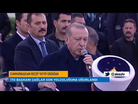 Devletin zirvesi Çağlar'ın cenaze törenine katıldı