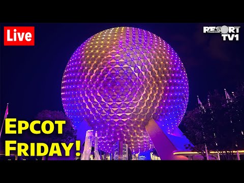 🔴Friday Night Live at Epcot & Christmas at the Resorts - 11-10-23 - Walt Disney World Live Stream