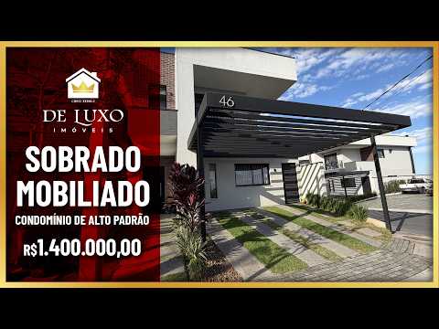 Tour Completo - SOBRADO DE ALTO PADRÃO à Venda no Condomínio Entreserras em Santa Isabel/SP.