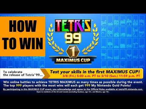 TETRIS 99 TIPS: HOW TO WIN THE MAXIMUS CUP