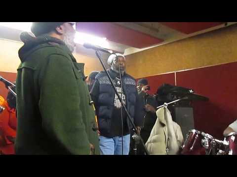 Delroy Washington UK rehearsing 'Satta Massagana' for the Tribute concert of  BBMC's Tjae Ellis