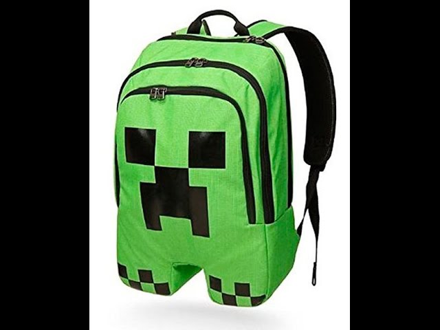 Vídeo relacionado con Minecraft Bolso Bandolera Niño y Adolescente con Correa Ajustable, Creeper Bolsos Movil Viajes, Deporte, Gamer Regalos (Verde Creeper 2)