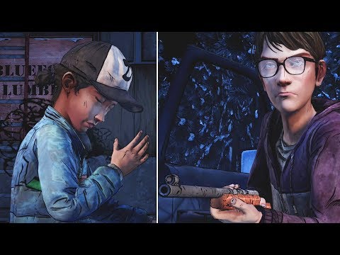 Clem Threaten Mike and Arvo vs Ask to Leave With them -All Choices- The Walking Dead