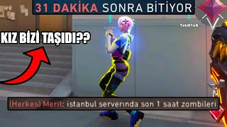 KIZ BİZİ TAŞIDI! SON SAATTE NELER OLUYOR??? | VALORANT REKABETÇİ!