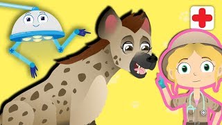 Hyena Has Hiccups! | Learn Animals For Children | Dr Poppy on Safari