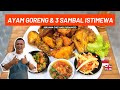 RESEP AYAM GORENG RENYAH DAN CARA MEMBUAT 3 SAMBAL ISTIMEWA BISA UNTUK IDE USAHA