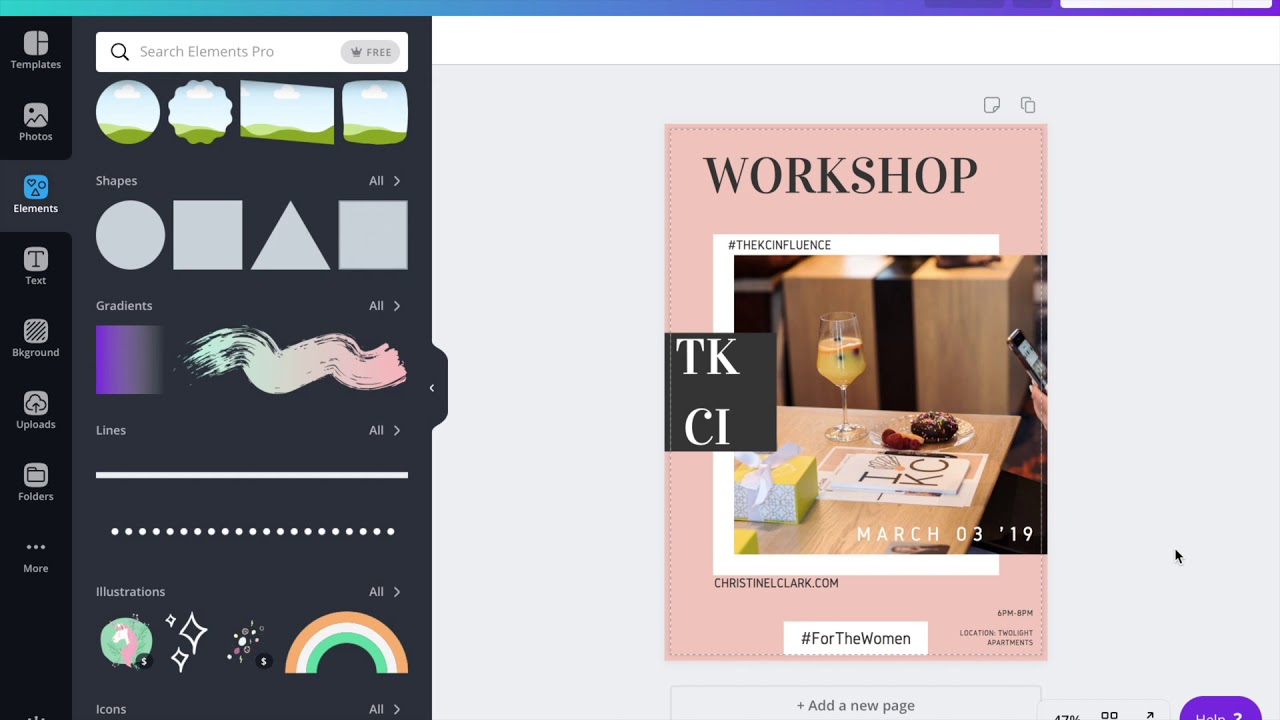Let's create an Event program in Canva!