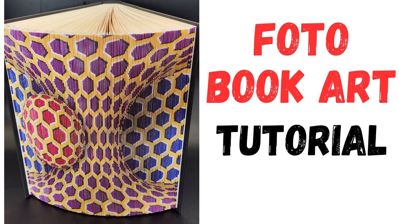 Fore Edge Foto Book Art Tutorial - Full tutorial on application of foto strips