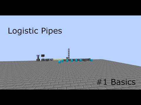 Logistic Pipes 1.7.10 Tutorial #1 Basics German