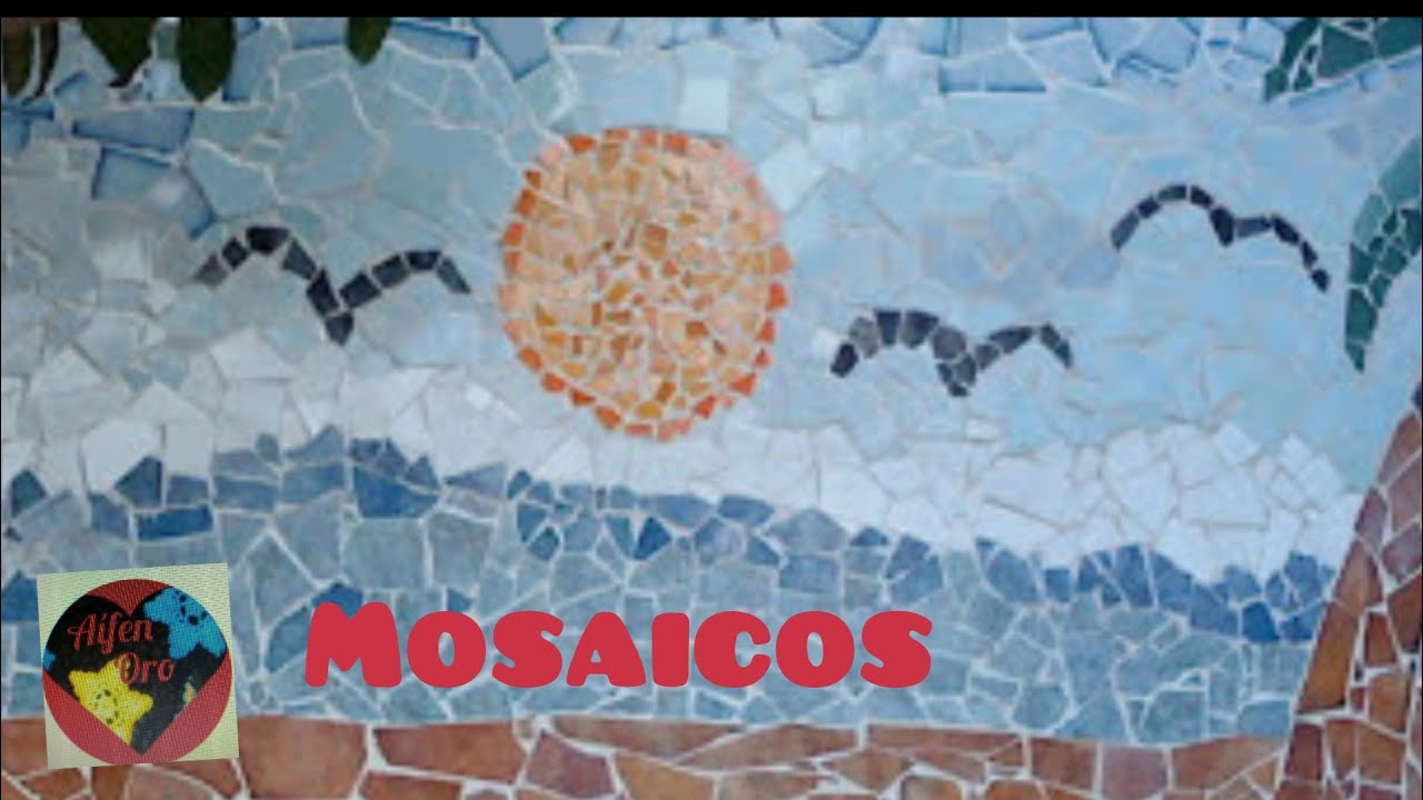 Mosaico ♥️ para paredes exteriores reutilizando azulejos
