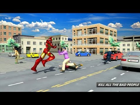 Flying Robot Superhero: Crime City Rescue | Android Gameplay |