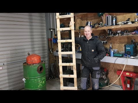 Making a Simple Diy roof ladder