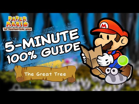 The Great Boggly Tree 100% Walkthrough | Paper Mario: The Thousand Year Door