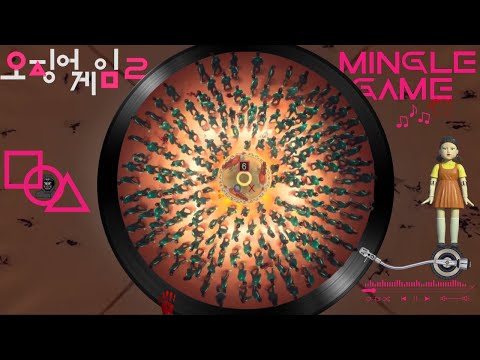 Mingle Game Song \Round and Round\ Lyric Video (Eng Sub) | Squid Game S2
