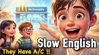 ๐ฅตThe Hottest Day Everโฆ Our A/C Went Out! | Slow English Listening Practice | English Conversation