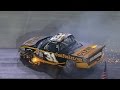 Ty Dillon makes contact with Kennedy, hits wall