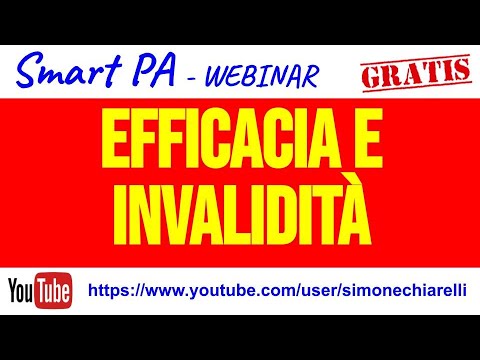 SmartPA - Effectiveness and invalidity of the administrative provision