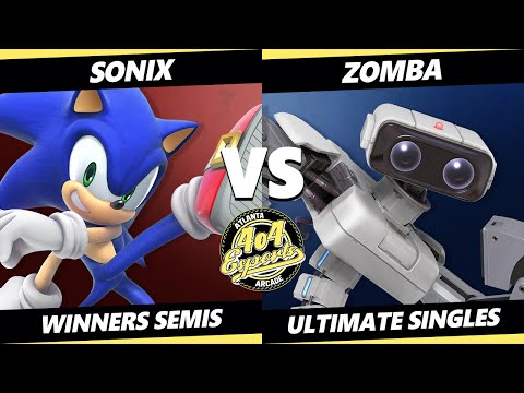 4o4 Smash Night 61 Winners Semis - Sonix (Sonic) Vs. Zomba (ROB) SSBU Ultimate Tournament