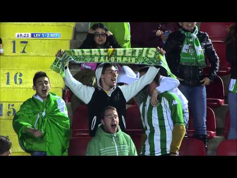 Gol de Jorge Molina (1-2) en el UD Levante - Real Betis - HD