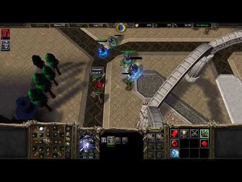 Warcraft 3 - 1 vs 3 Insane AI - Market Square UD vs 3 Orc