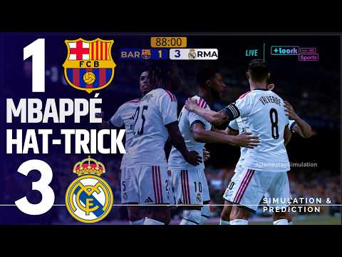 ⚽ Mbappé hat-trick vs Barcelona ]WHAT IF[ LALIGA 26/27 ✅ | Partido Simulación/Recreación
