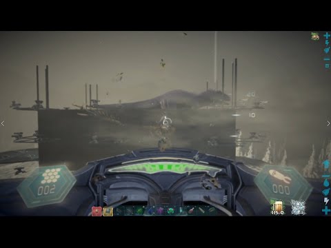 We use Space Dolphin to dash past turrets! Gen 1 Pillar and Astroid Raid - Ark SmallTribes ( CDC )