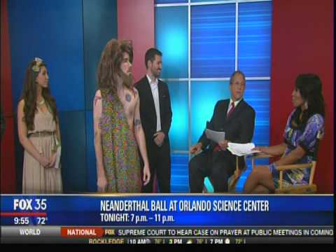 WOFL-TV FOX 35 | Neanderthal Ball 2013, Orlando Science Center