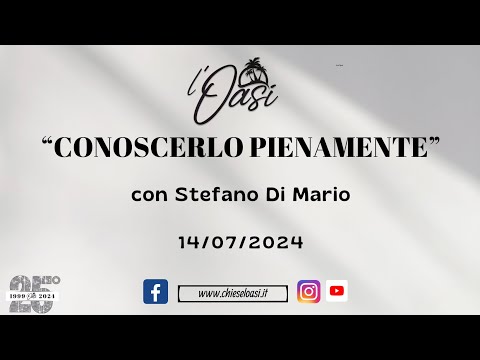 Conoscerlo pienamente con Stefano Di Mario 14 07 24