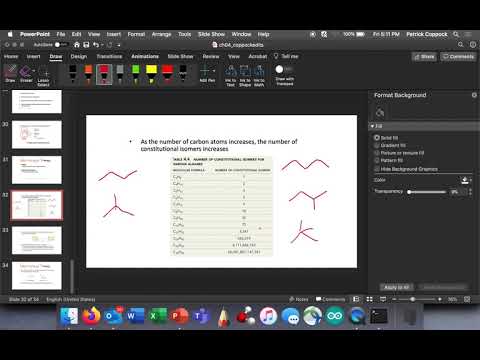 Constitutional Isomers of Alkanes