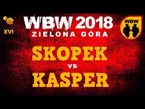Skopek 🆚 Kasper🎤 WBW 2018 Zielona Góra (freestyle rap battle)