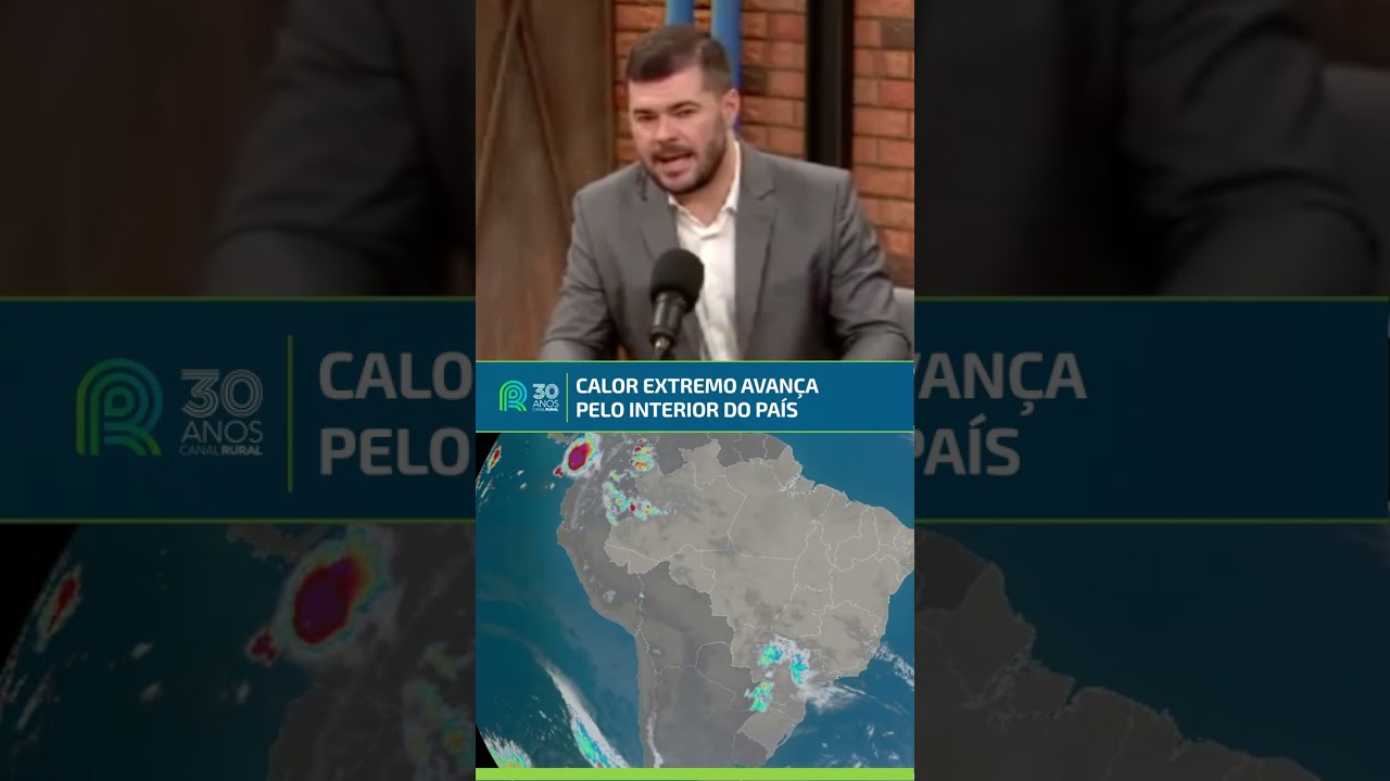 Calor extremo avança pelo interior do país | Previsão do tempo