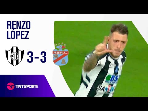 ¡GOLAZO del FERROVIARIO!  LÓPEZ la agarró de volea y la clavó al ángulo para empatar el partido