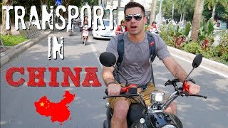 Video : China : City transport options in China - bus, taxi, e-bike, metro, bicycle